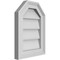 Ekena Millwork Octagonal Top Surface Mount PVC Gable Vent w/ 2"W x 1-1/2"P Brickmould Frame, 12"W x 16"H GVPOT12X1602SN - alternate 3